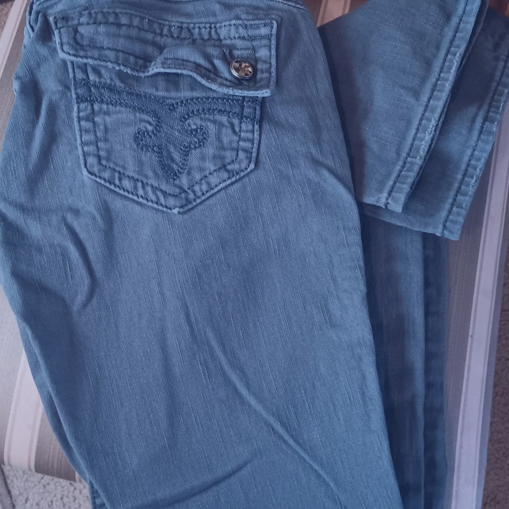 Teal Rock Revival Jeans size 27